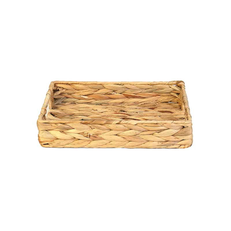 Bandeja Natural com Alça Seagrass 30x20x6cm Paramount