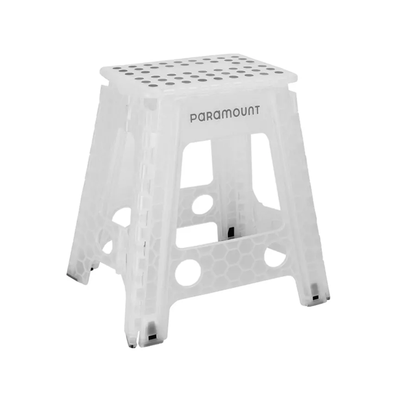 Banqueta Dobrável Branco 45cm Paramount