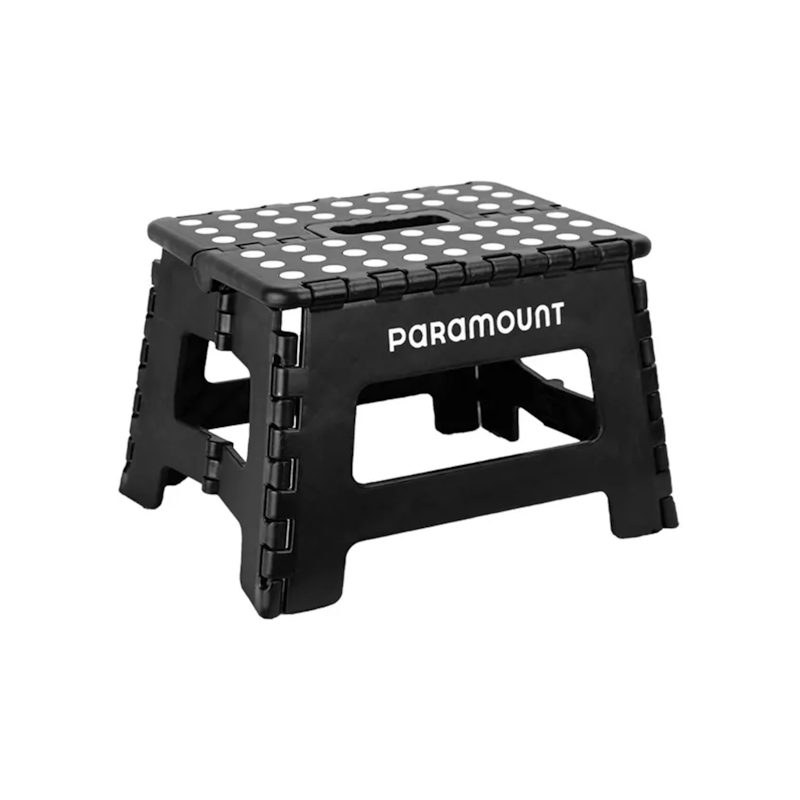 Banqueta Dobrável Preta 22cm Paramount