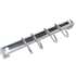 Barra Inox com 4 Ganchos 25cm Brinox