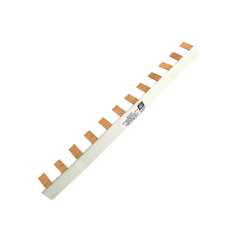 Barramento Tipo Pente de Cobre 12 Disjuntores 21cm 63A Monofásico Taf