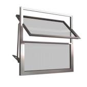 Basculante 40x40 Vidro Canelado Branco Quality Basculante 40x40 Vidro Canelado Branco Quality