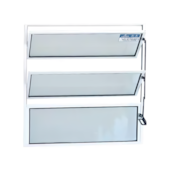 Basculante 60x60cm Vidro Liso Branco Líder