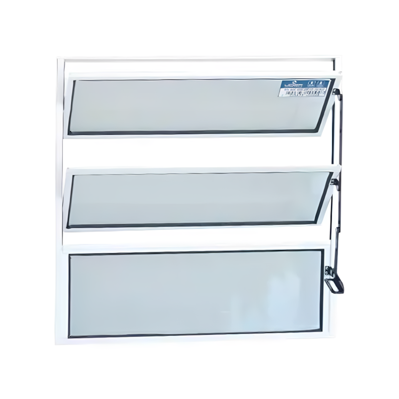 Basculante 60x60cm Vidro Liso Branco Líder