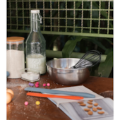 Batedor de Ovos de Silicone Inox Oikos