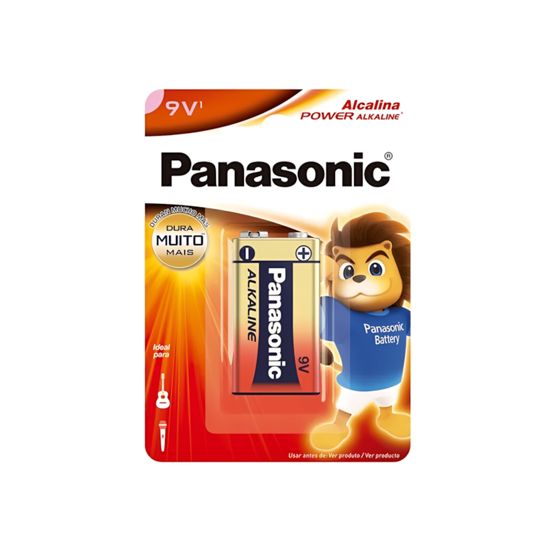 Bateria Alcalina 9V Panasonic 
