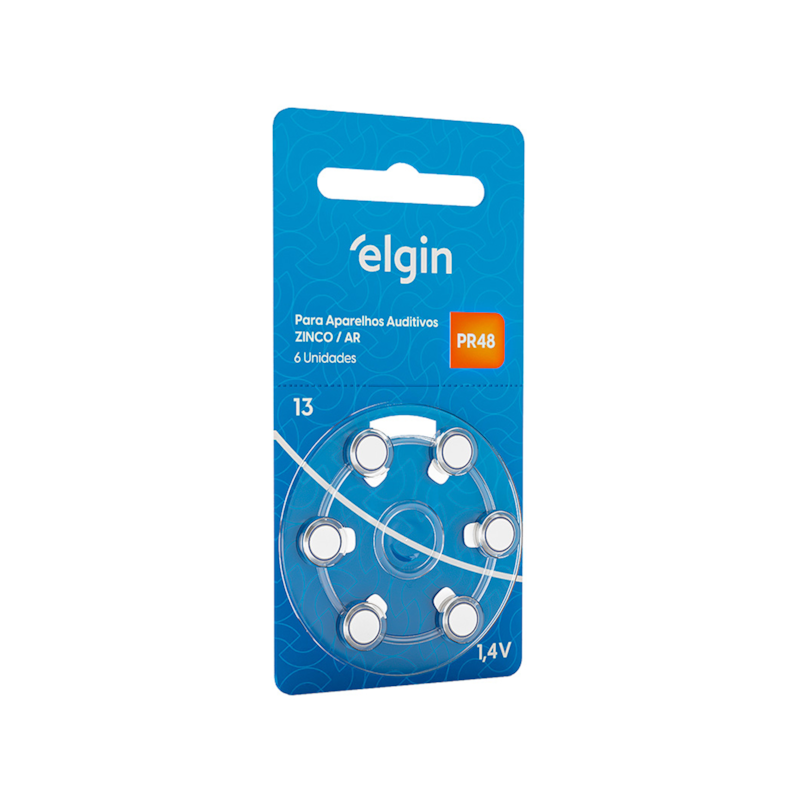 Bateria Auditiva 1,4V PR48 Elgin