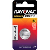 Bateria Eletrônica Botão 3V CR2016 Rayovac