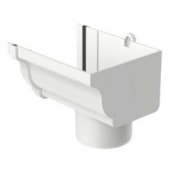 Bocal Direito para Condutor Circular Branco Aquapluv Style Tigre