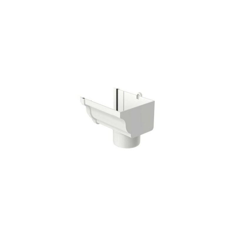Bocal Direito para Condutor Circular Branco Aquapluv Style Tigre