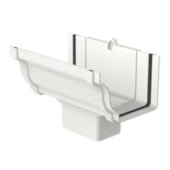 Bocal para Condutor Retangular Branco Aquapluv Style Tigre