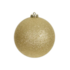 Bola com Glitter Ouro 15cm Cromus