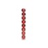 Bolas Decorativas em Tubo Vermelho Brilhante  8 Peças Cromus 