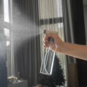 Borrifador Multiuso Flow Bege Fechado Ou