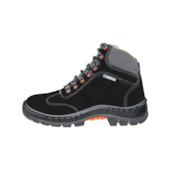 Bota de Couro Nubuck Tamanho 35 Preto Marluvas