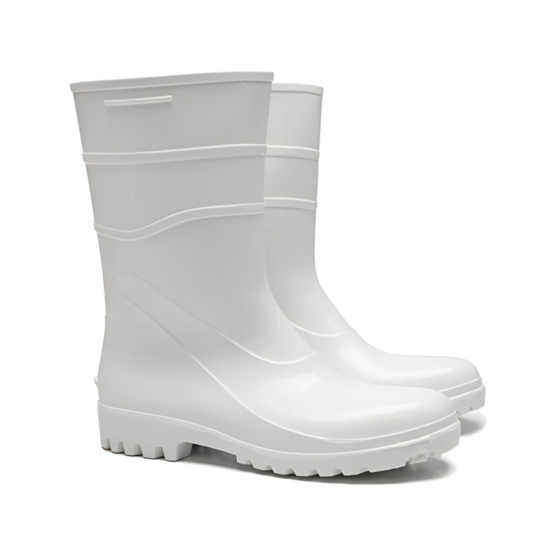 Bota de PVC Cano Curto Branco tamanho 37 Branca Bracol 