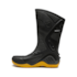 Bota Motociclista Preta e Amarelo Tamanho 39 Bracol