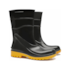 Bota PVC Tamanho 36 Cano Curto Preto e Amarelo Bracol