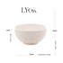 Bowl de Porcelana New Bone Toledo Branco 15,2x7,2cm Lyor