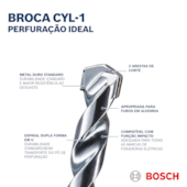 Broca para Concreto 10mm CYL-1 Bosch