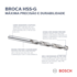 Broca para Metal 1,5mm HSS-G com 2 Peças Bosch