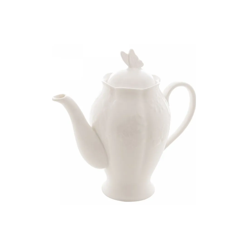 Bule de Porcelana Butterfly Flower 1,27L Lyor