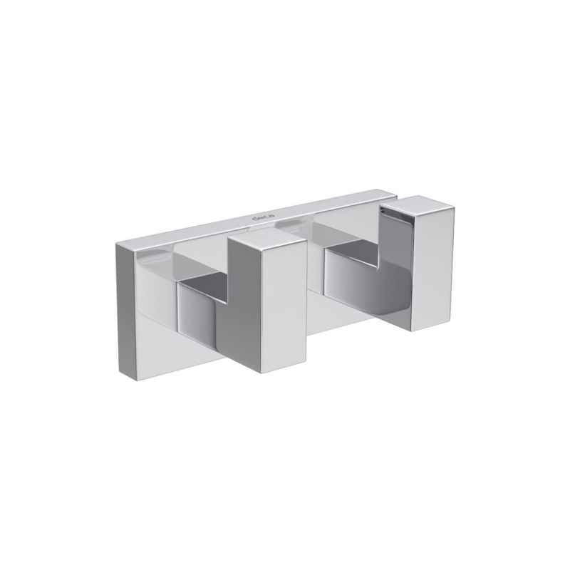 Cabide Duplo Quadratta Cromado 2062.C83 Deca