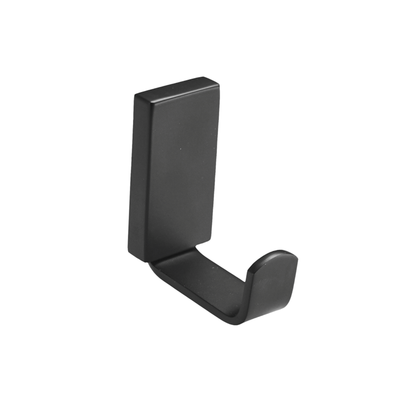 Cabide Preto Fosco em Aço Inox FMTR1772B Casa OK