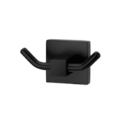 Cabide Quadra Preto Fosco Perflex