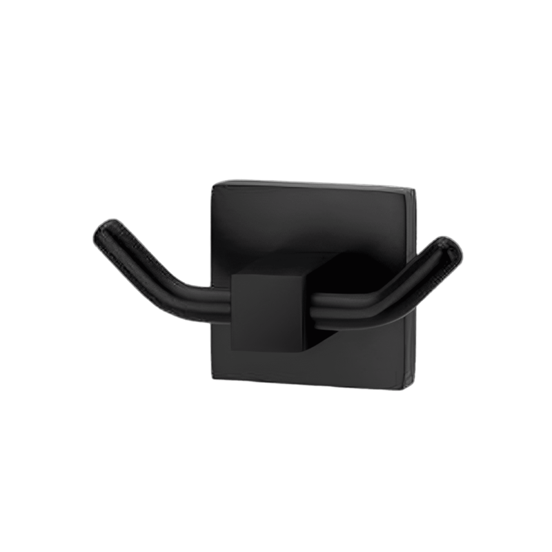 Cabide Quadra Preto Fosco Perflex