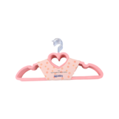 Cabides Veludo Infantil Rosa Kit 10 Peças Casa Ok Cabides Veludo Infantil Rosa Kit 10 Peças Casa Ok