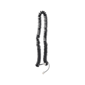 Cabinho Espiral para Telefone RJ11 4x4 Preto 1,8m A.Santos