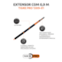Cabo Extensor para Pintura Pro 90cm Tigre