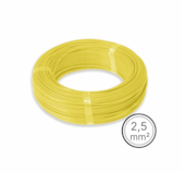 Cabo Flexível 2,5mm² Amarelo Rolo com 100 Metros