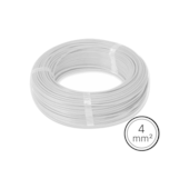 Cabo Flexível 4mm² Branco Rolo com 100 Metros