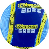 Cabo Flexível Antichamas 1,5 mm² Rolo Com 15 Metros 750V 1 Condutor Azul - Cobrecom