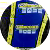 Cabo Flexível Antichamas 1,5 mm² Rolo Com 15 Metros 750V 1 Condutor Preto - Cobrecom Cabo Flexível Antichamas 1,5 mm² Rolo Com 15 Metros 750V 1 Condutor Preto - Cobrecom