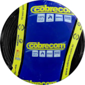 Cabo Flexível Antichamas 4,0 mm² Rolo Com 50 Metros 750V 1 Condutor Preto - Cobrecom