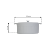 Caçarola Cocotte Ø22cm Branco Germer