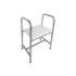 Cadeira Banho Higiênica Dobrável 56x72x38cm Aço Sicmol