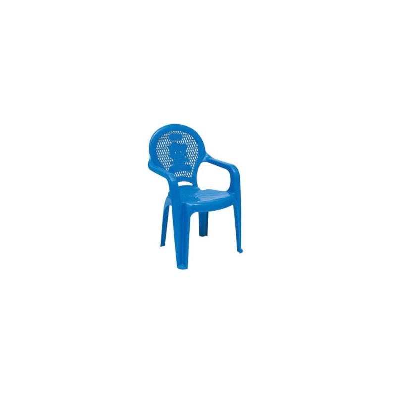 Cadeira com Braço Estampada Catty Azul  92264070 Tramontina