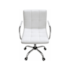 Cadeira de Escritório Couro Branco CJ2510003A Casa Ok