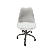 Cadeira de Escritório sem Braço Branca CJ2510002A Casa OK