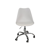 Cadeira de Escritório sem Braço Branco Casa Ok Cadeira de Escritório sem Braço Branco Casa Ok