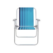 Cadeira de Praia Samoa Azul Claro Tramontina