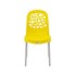 Cadeira Deluxe Amarela Forte Plástico