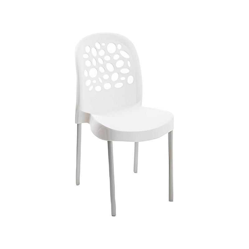 Cadeira Deluxe Branca Forte Plástico