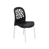 Cadeira Deluxe Preta Forte Plástico Cadeira Deluxe Preta Forte Plástico