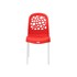 Cadeira Deluxe Vermelha Forte Plástico
