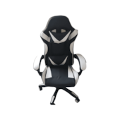 Cadeira Gamer Ergonômica Branco/Preto CJ2510025 Casa Ok